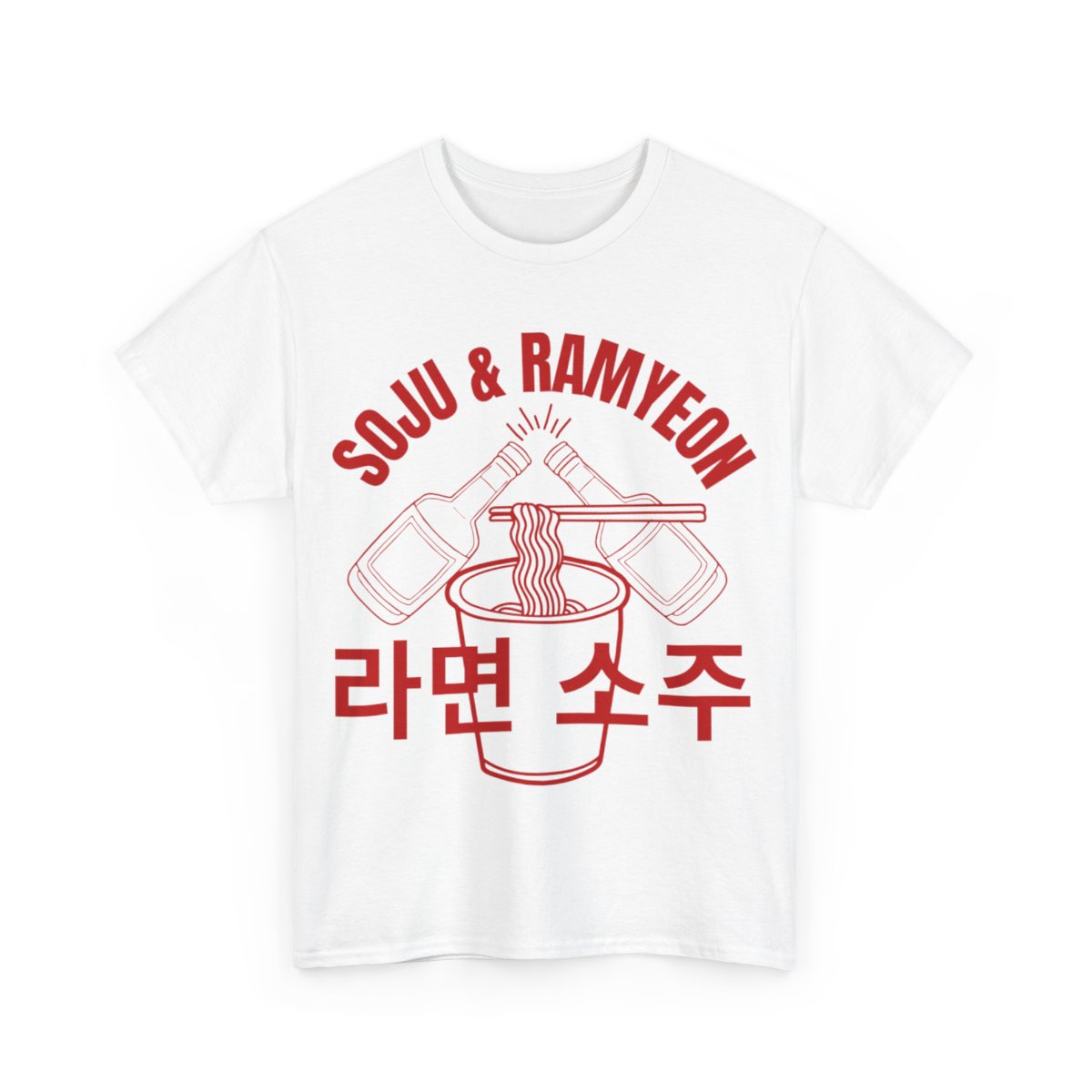 SOJU & RAMYEON - Korean Food (Basic Tee)