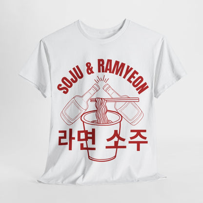 SOJU & RAMYEON - Korean Food (Basic Tee)