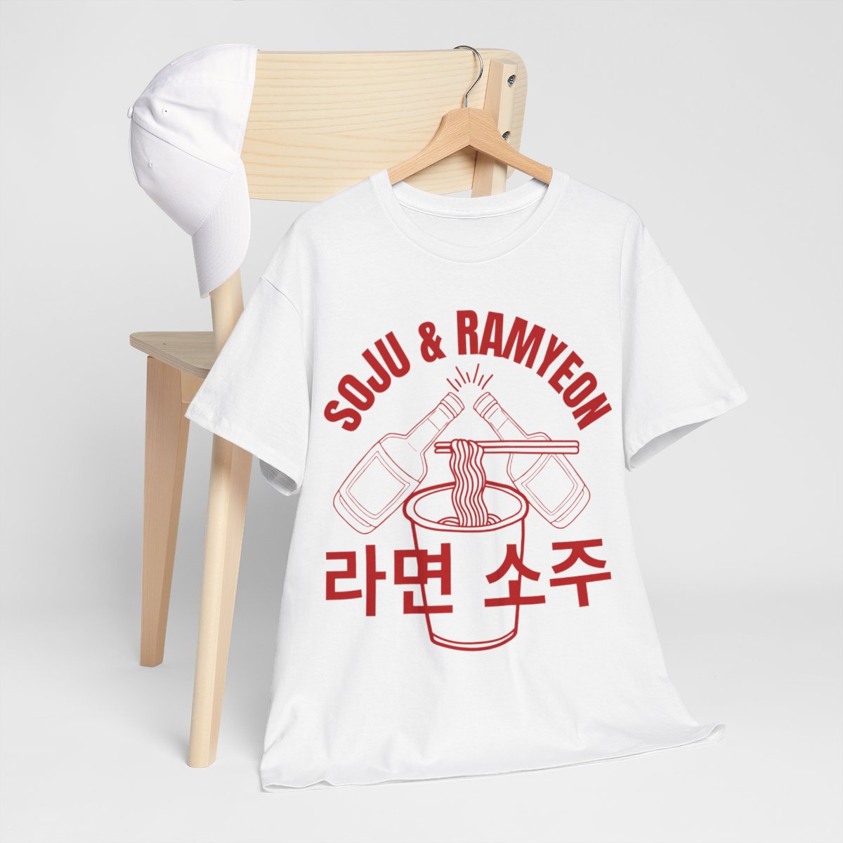 SOJU & RAMYEON - Korean Food (Basic Tee)