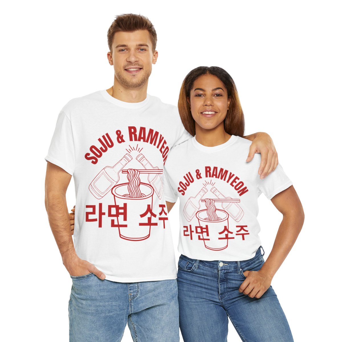 SOJU & RAMYEON - Korean Food (Basic Tee)