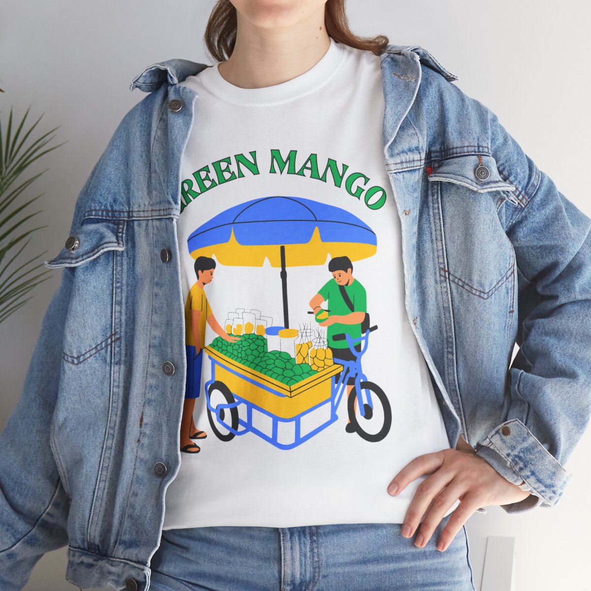 GREEN MANGO 1 - Filipino Food (Basic Tee)