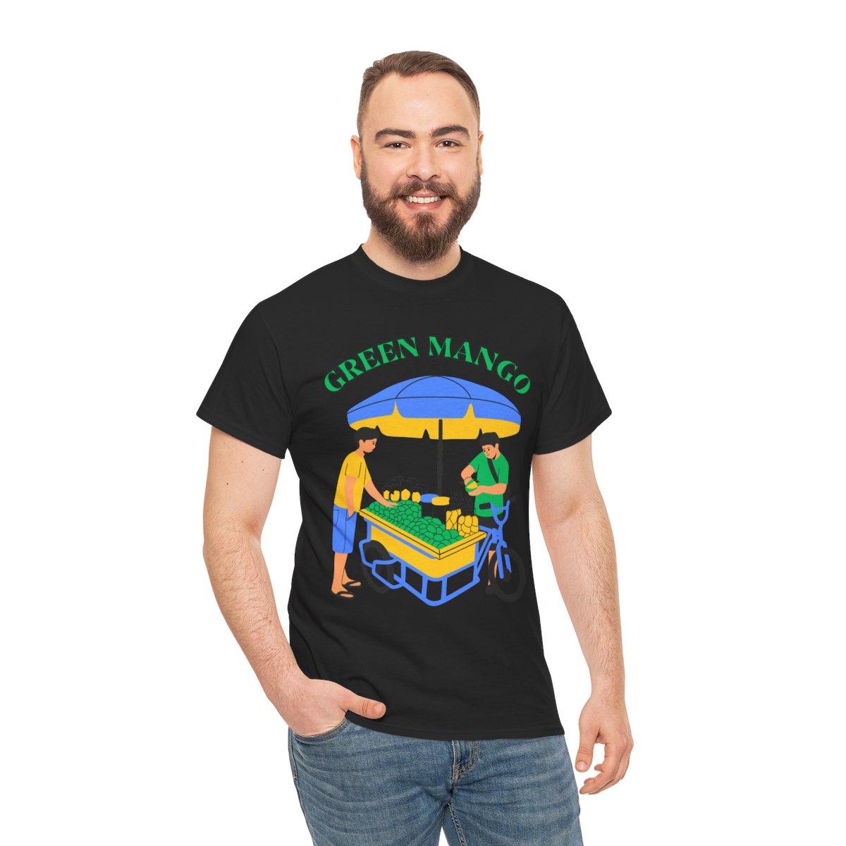 GREEN MANGO 1 - Filipino Food (Basic Tee)