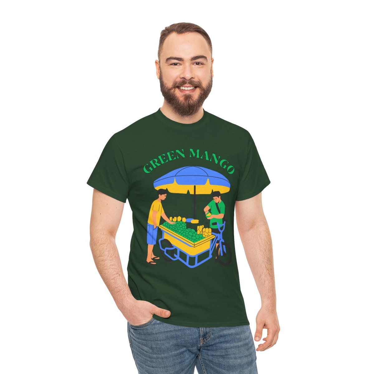 GREEN MANGO 1 - Filipino Food (Basic Tee)