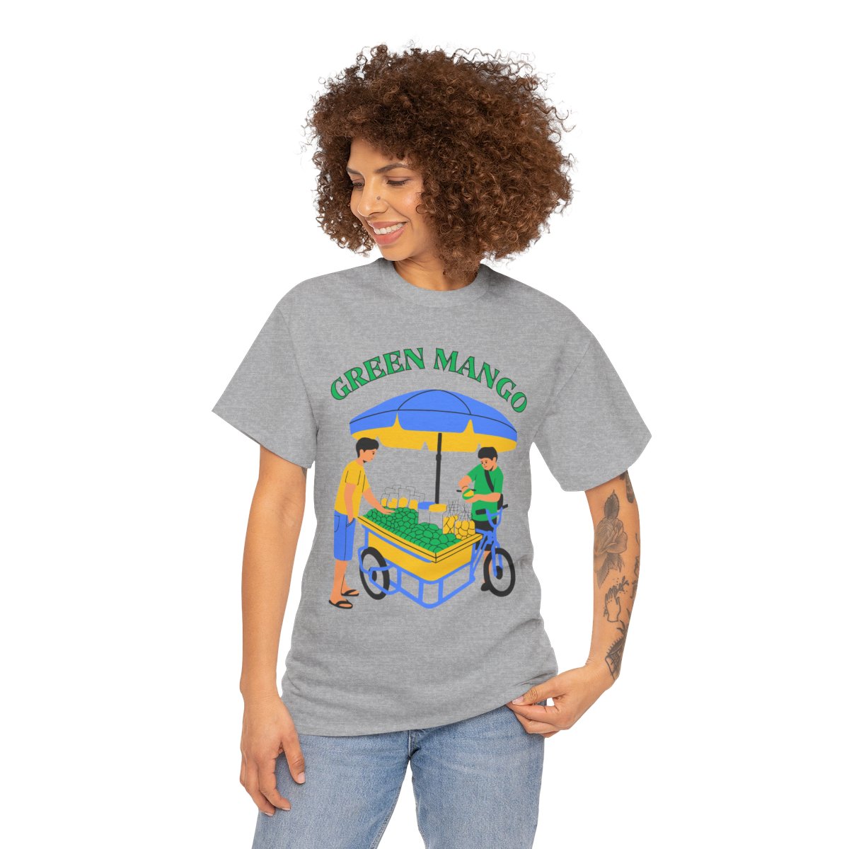 GREEN MANGO 1 - Filipino Food (Basic Tee)