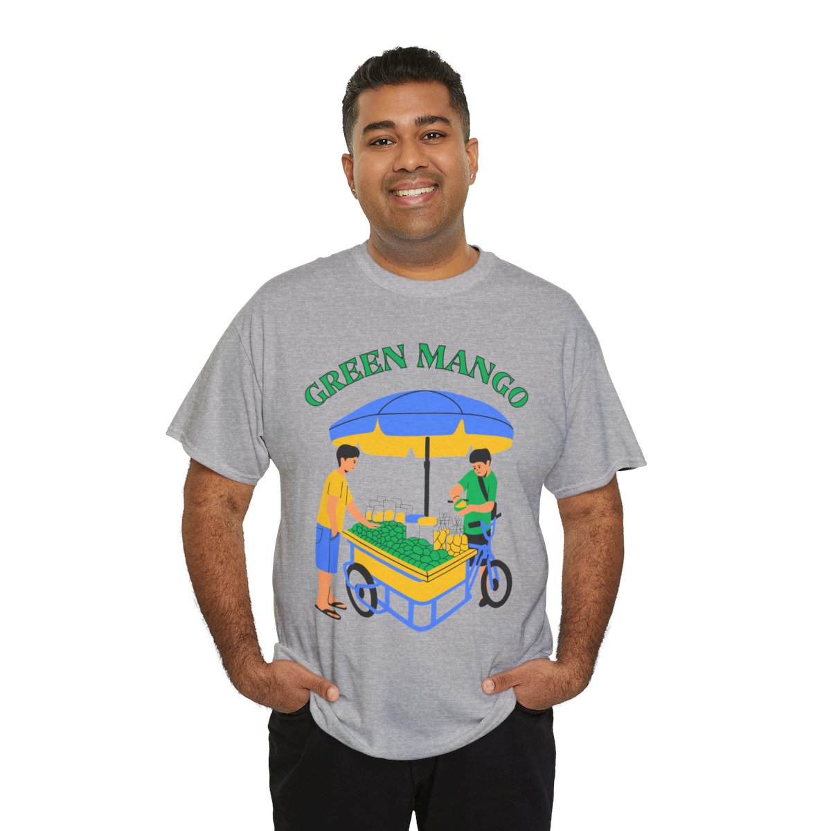 GREEN MANGO 1 - Filipino Food (Basic Tee)