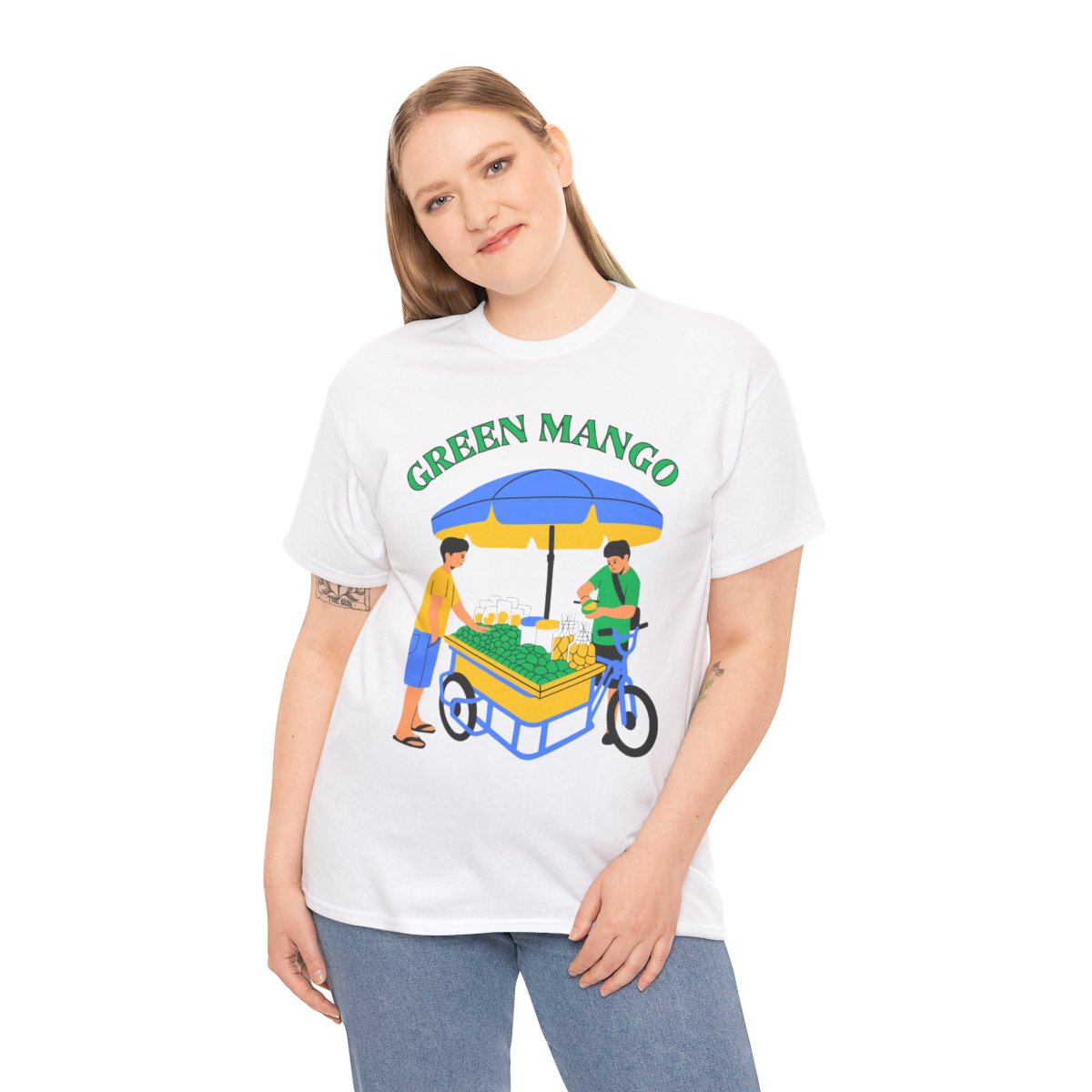 GREEN MANGO 1 - Filipino Food (Basic Tee)