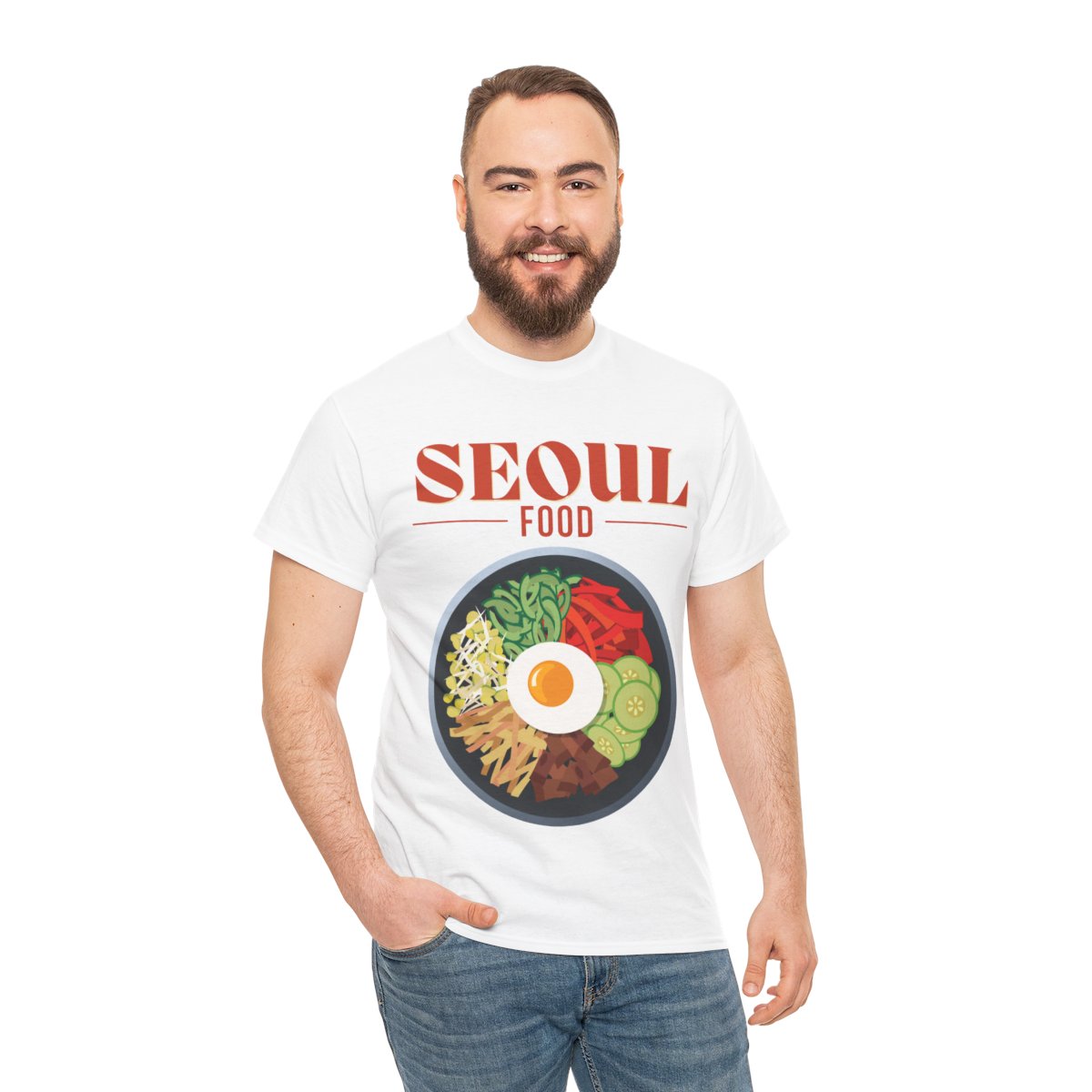 BIBIMBAP- Korean Food (Basic Tee)