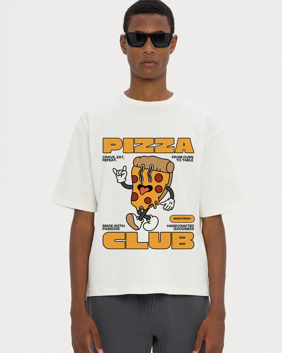 SHRIMP SCAMPI - Pizza (Basic Tee)