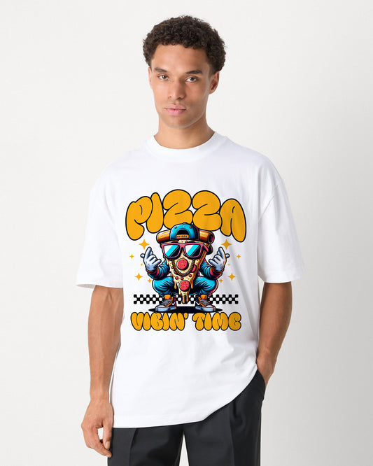 APPLE & CHEDDAR - Pizza (Basic Tee)