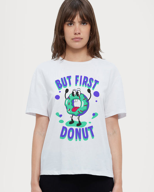 VANILLA FROSTED DONUT - Dessert (Basic Tee)
