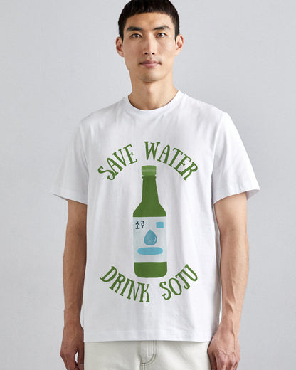 GREEN GRAPE SOJU - Korean Food (Basic Tee)