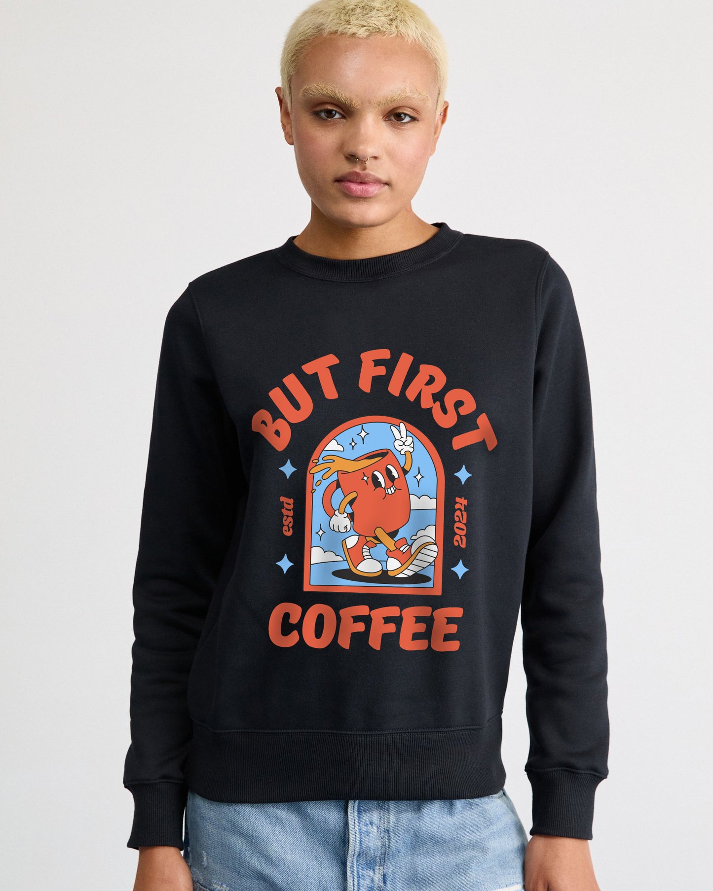 CAFÈ CON LECHE - Coffee (Sweatshirt)