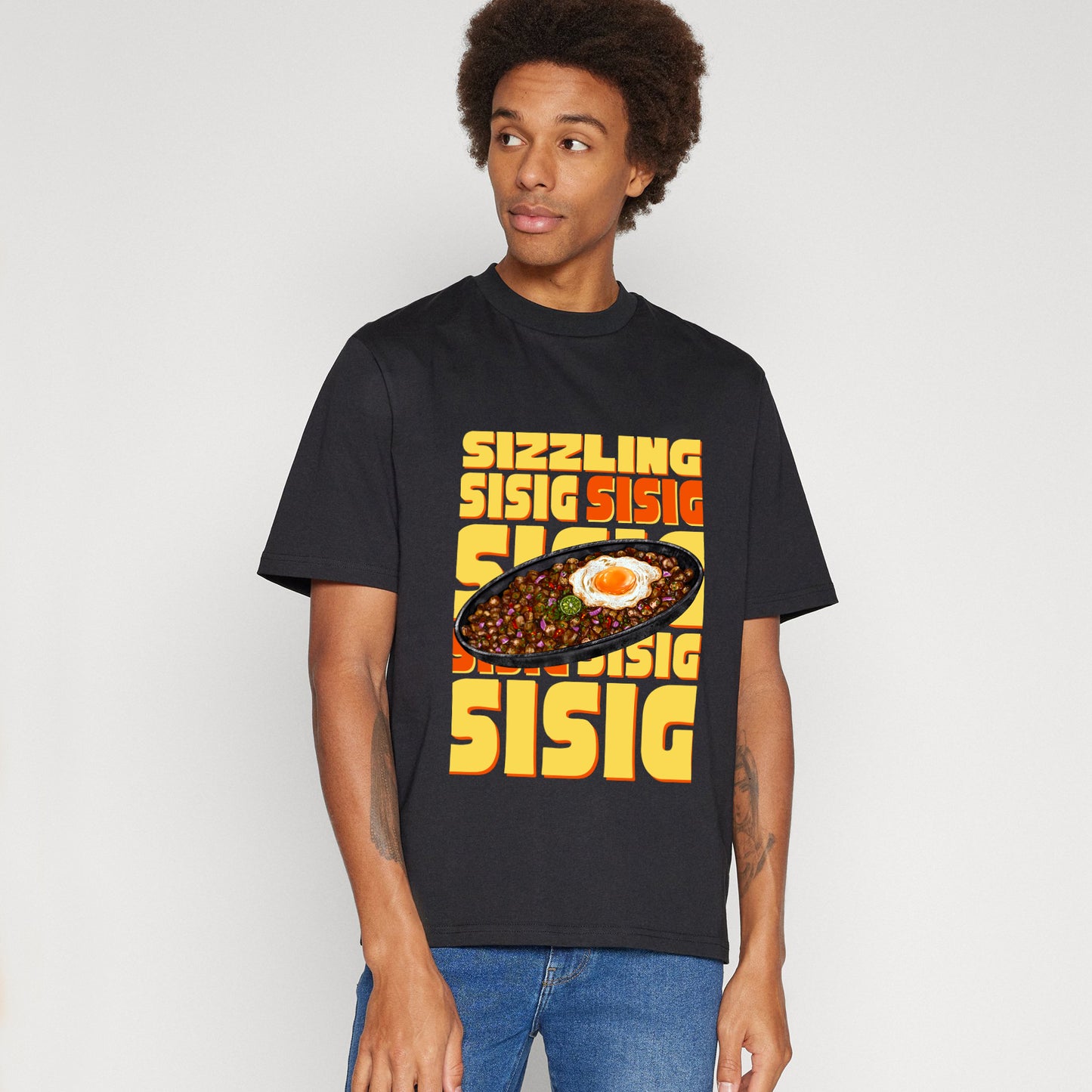 PORK SISIG - Filipino Food (Basic Tee)