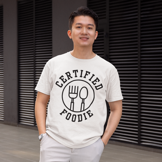 CERTIFIED FOODIE 1 - Foodie (Basic Tee)