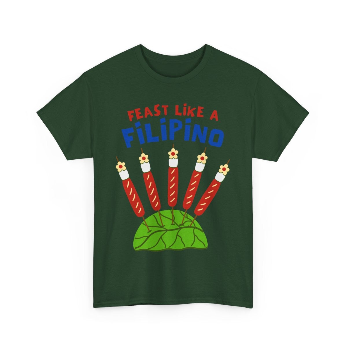 HOTDOG & MARSHMALLOW STICK - Filipino Food (Basic Tee)