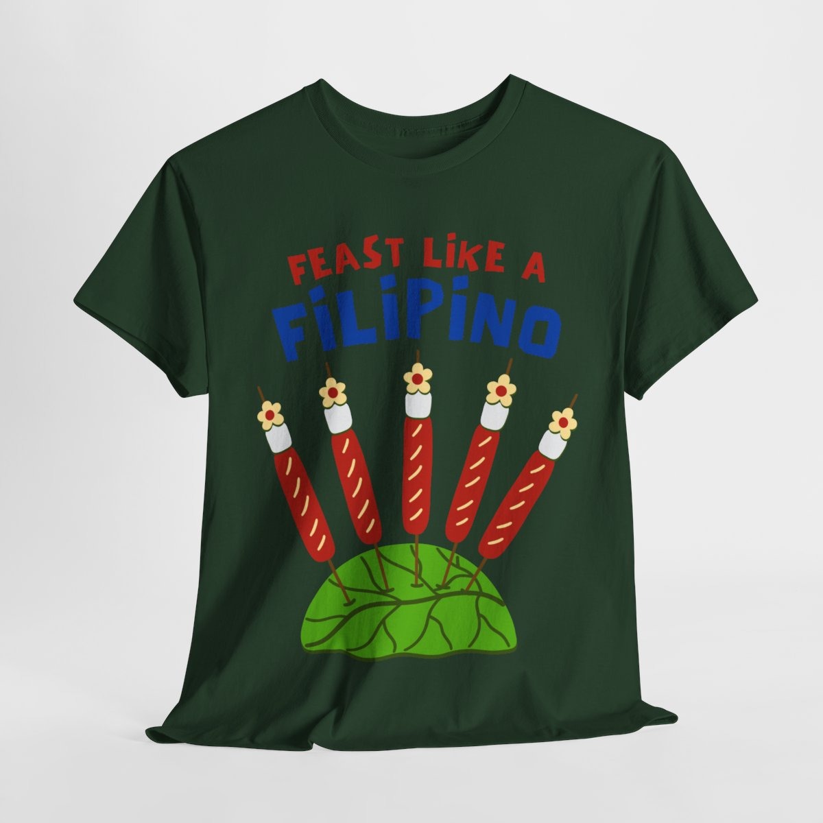 HOTDOG & MARSHMALLOW STICK - Filipino Food (Basic Tee)