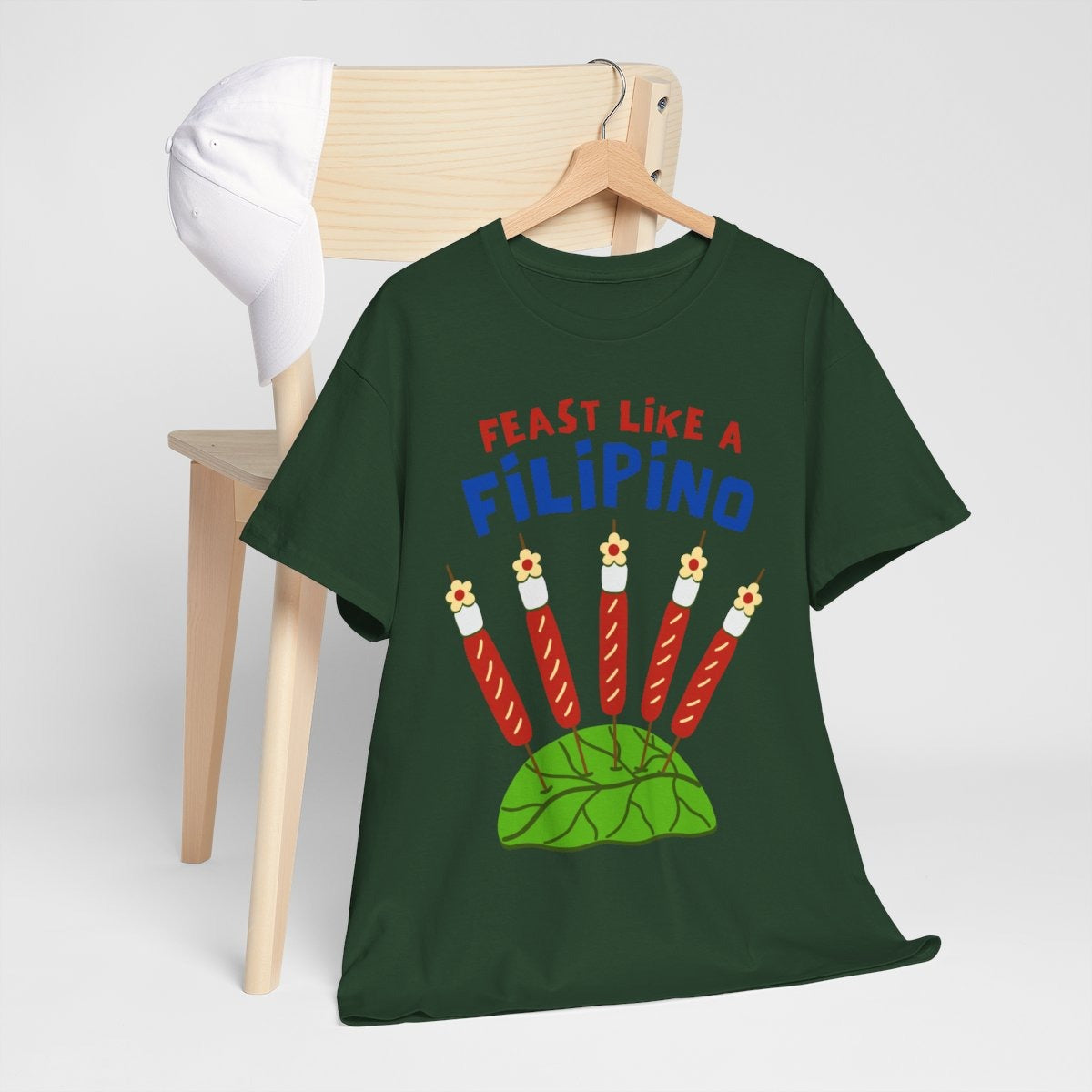 HOTDOG & MARSHMALLOW STICK - Filipino Food (Basic Tee)