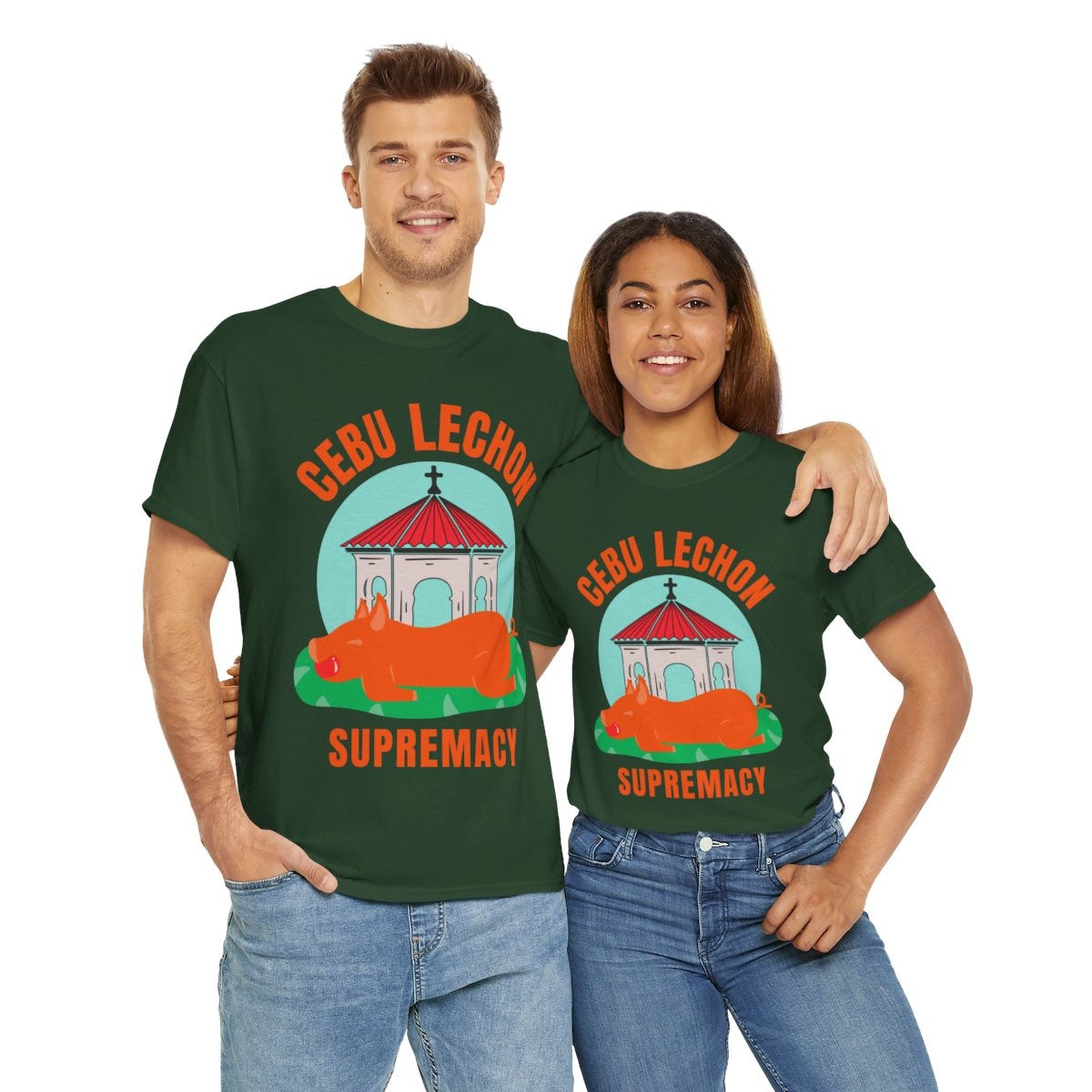 LECHON CEBU 2 - Filipino Food (Basic Tee)
