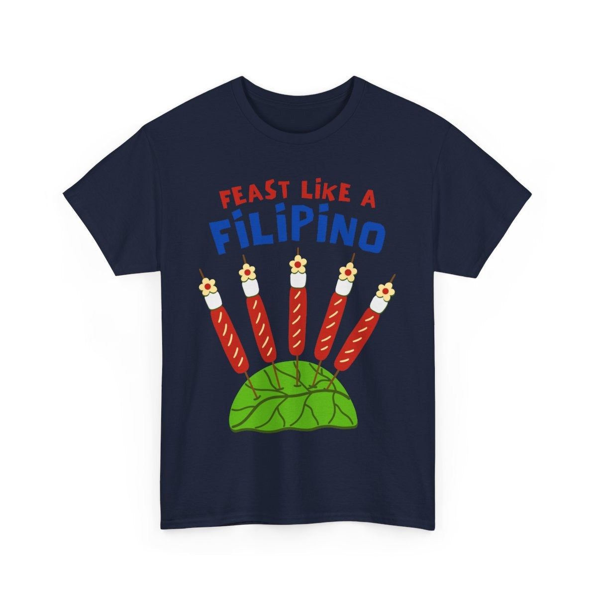 HOTDOG & MARSHMALLOW STICK - Filipino Food (Basic Tee)