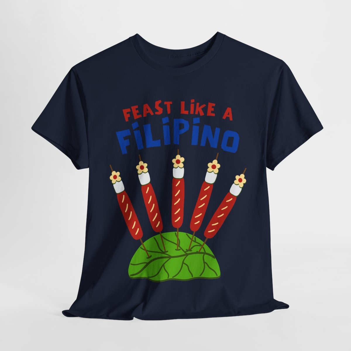 HOTDOG & MARSHMALLOW STICK - Filipino Food (Basic Tee)