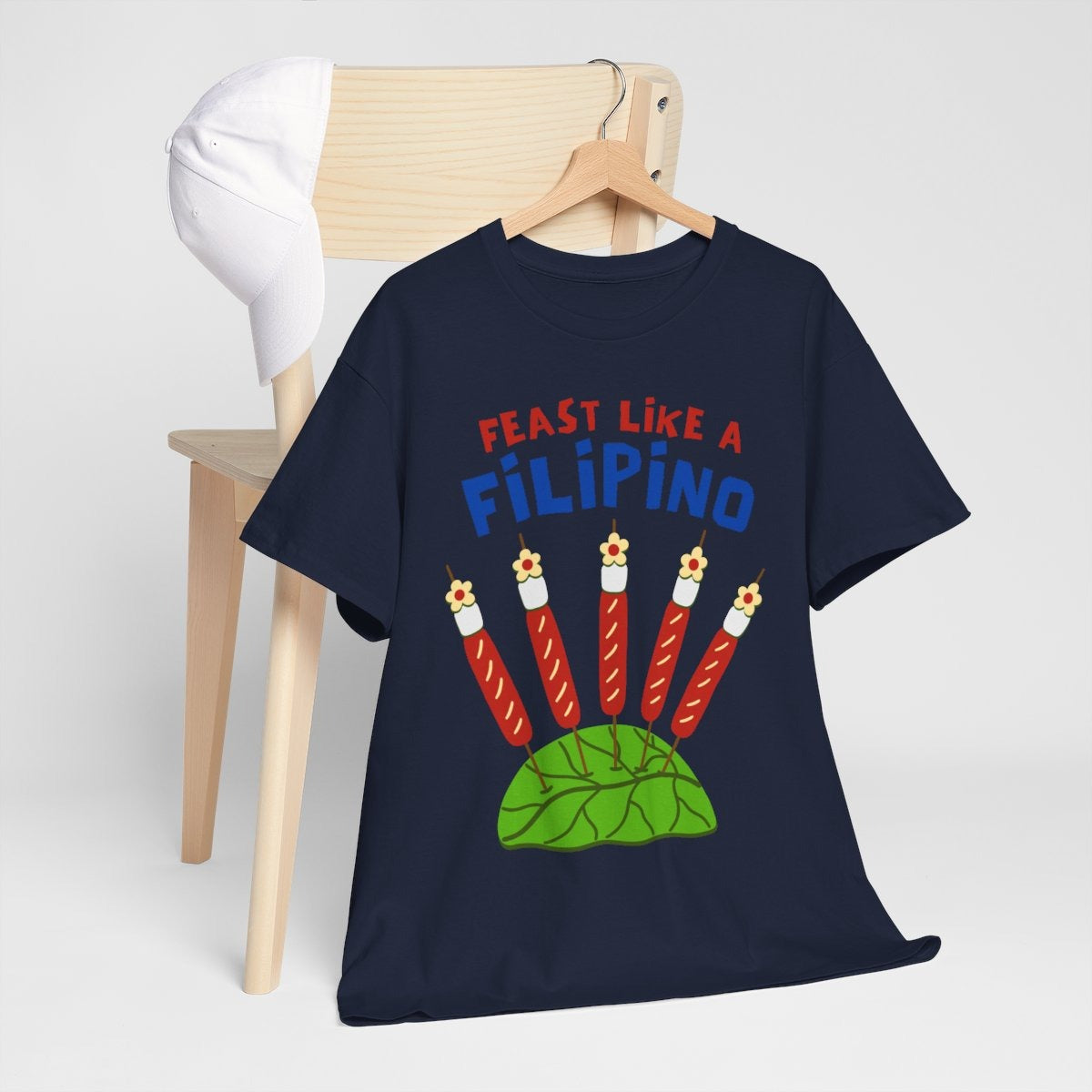 HOTDOG & MARSHMALLOW STICK - Filipino Food (Basic Tee)