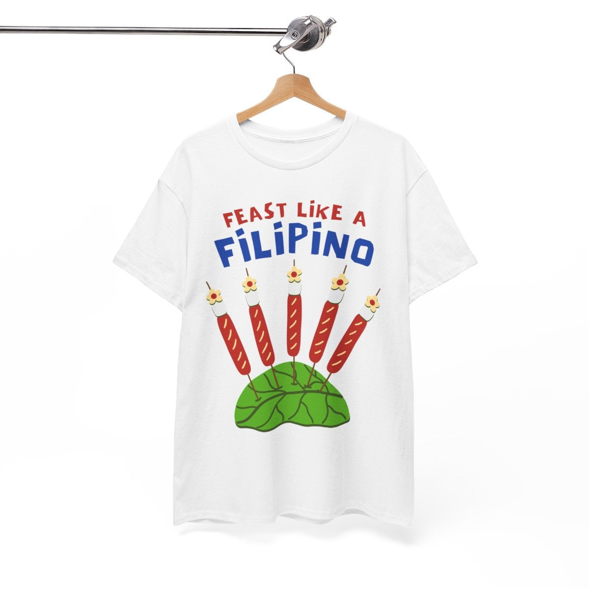 HOTDOG & MARSHMALLOW STICK - Filipino Food (Basic Tee)