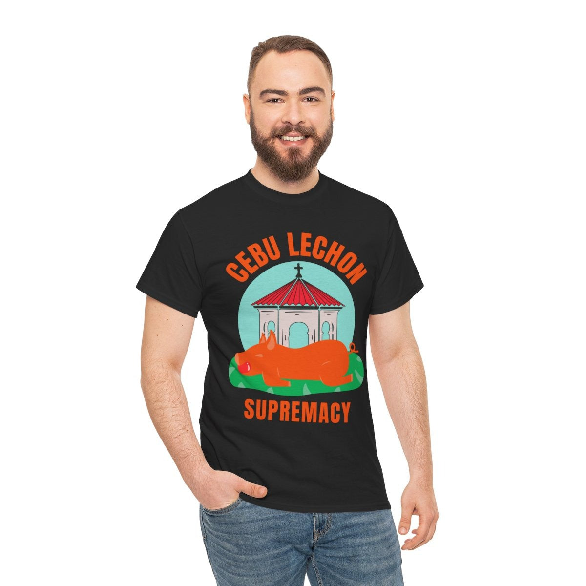 LECHON CEBU 2 - Filipino Food (Basic Tee)
