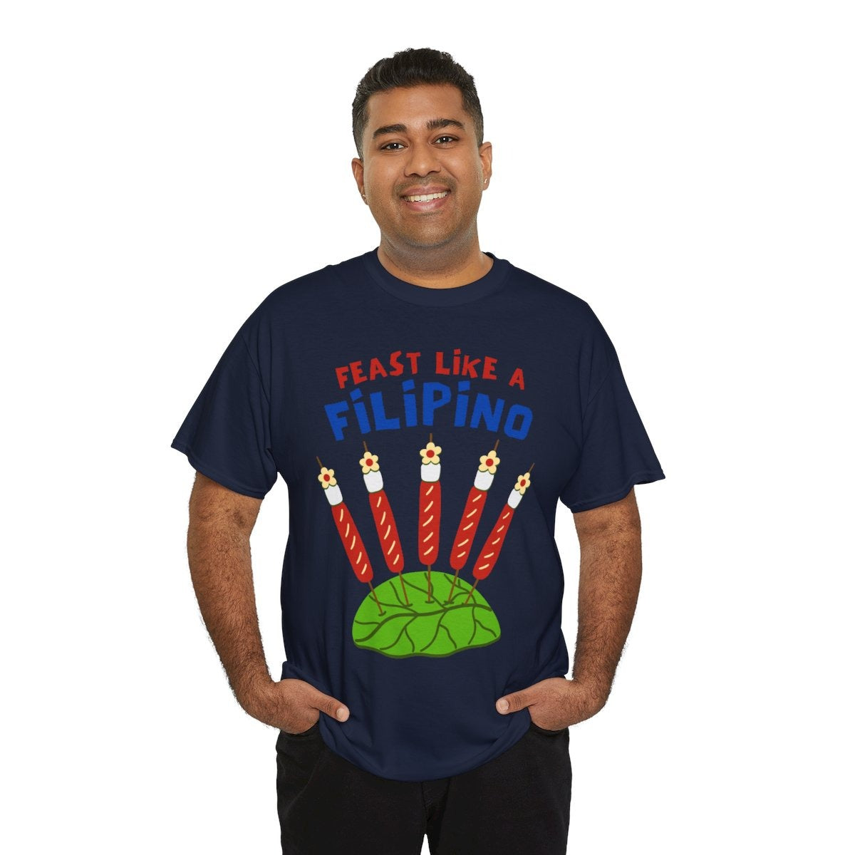 HOTDOG & MARSHMALLOW STICK - Filipino Food (Basic Tee)