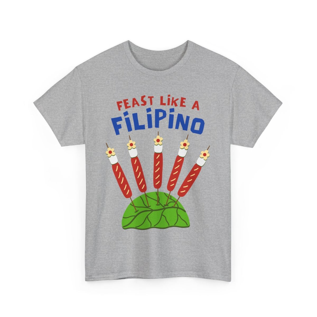 HOTDOG & MARSHMALLOW STICK - Filipino Food (Basic Tee)