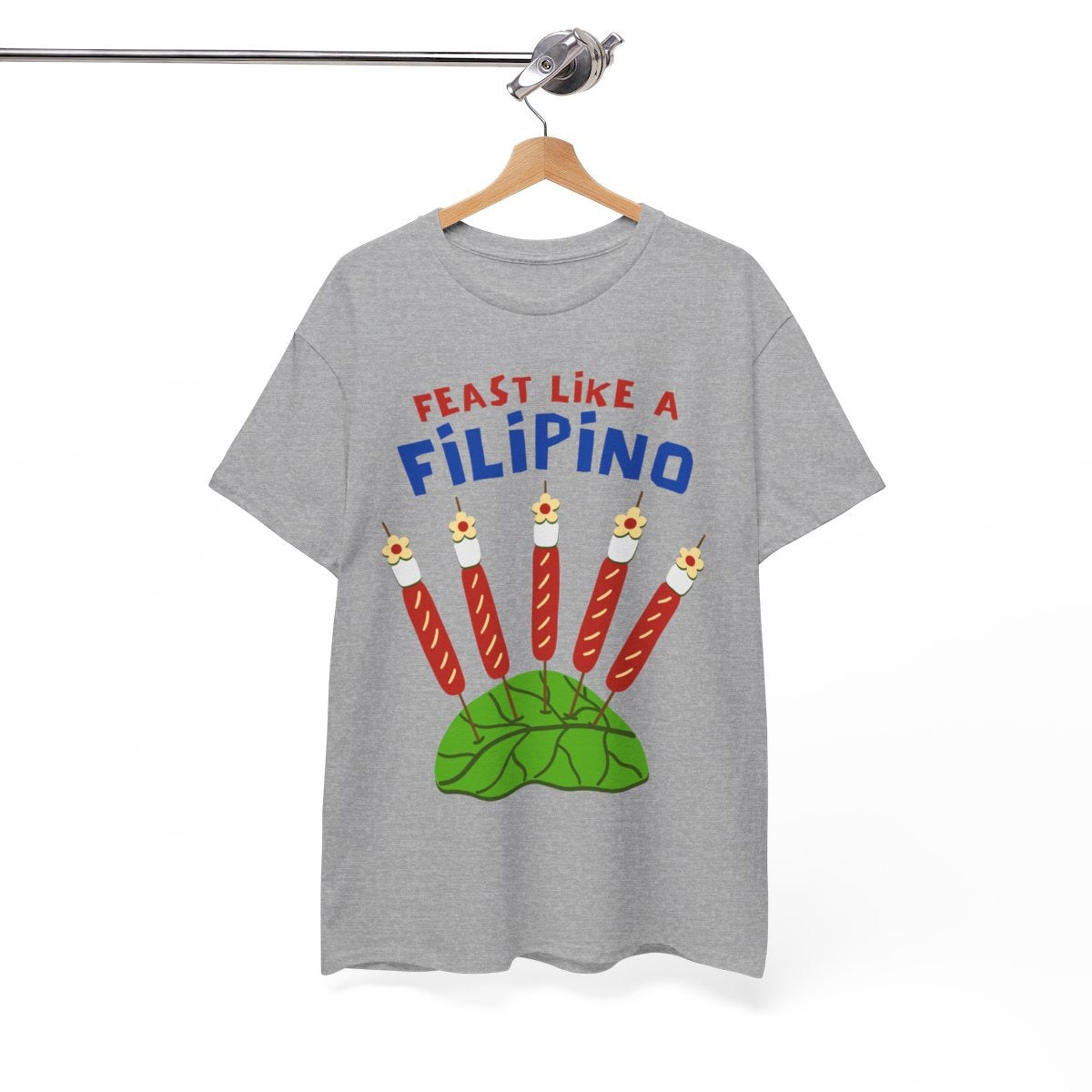 HOTDOG & MARSHMALLOW STICK - Filipino Food (Basic Tee)