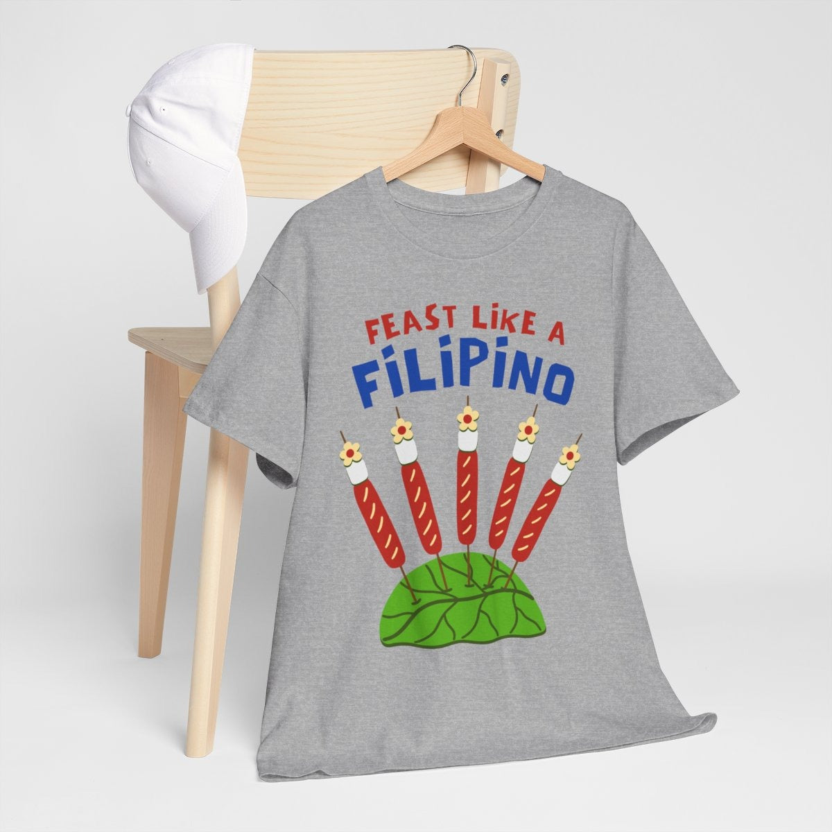 HOTDOG & MARSHMALLOW STICK - Filipino Food (Basic Tee)