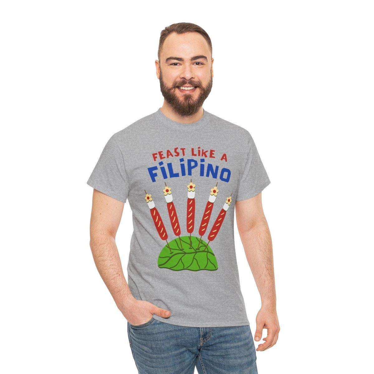 HOTDOG & MARSHMALLOW STICK - Filipino Food (Basic Tee)
