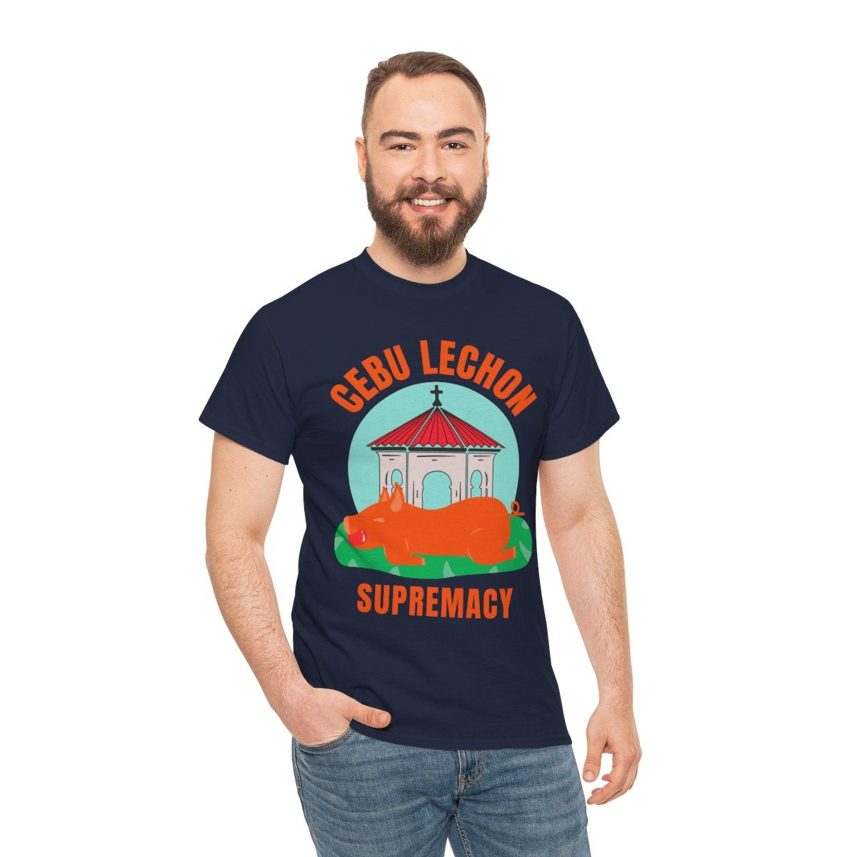 LECHON CEBU 2 - Filipino Food (Basic Tee)