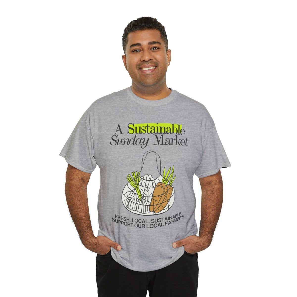 SUNDAY MARKET - Foodie (Basic Tee)