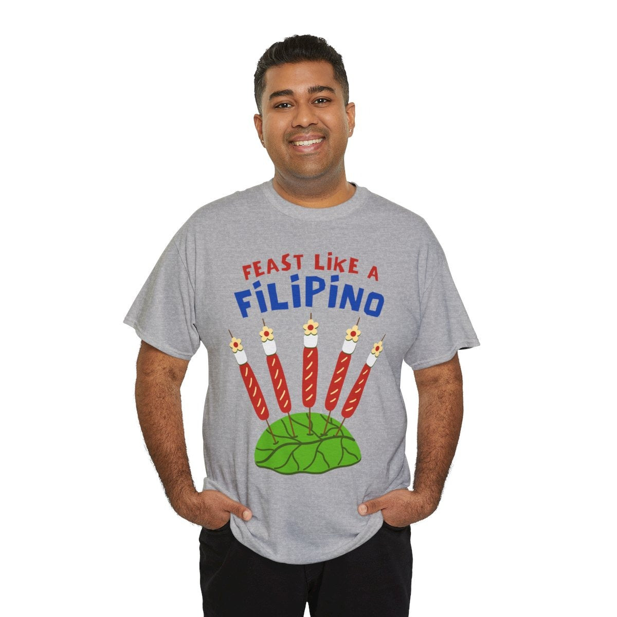 HOTDOG & MARSHMALLOW STICK - Filipino Food (Basic Tee)