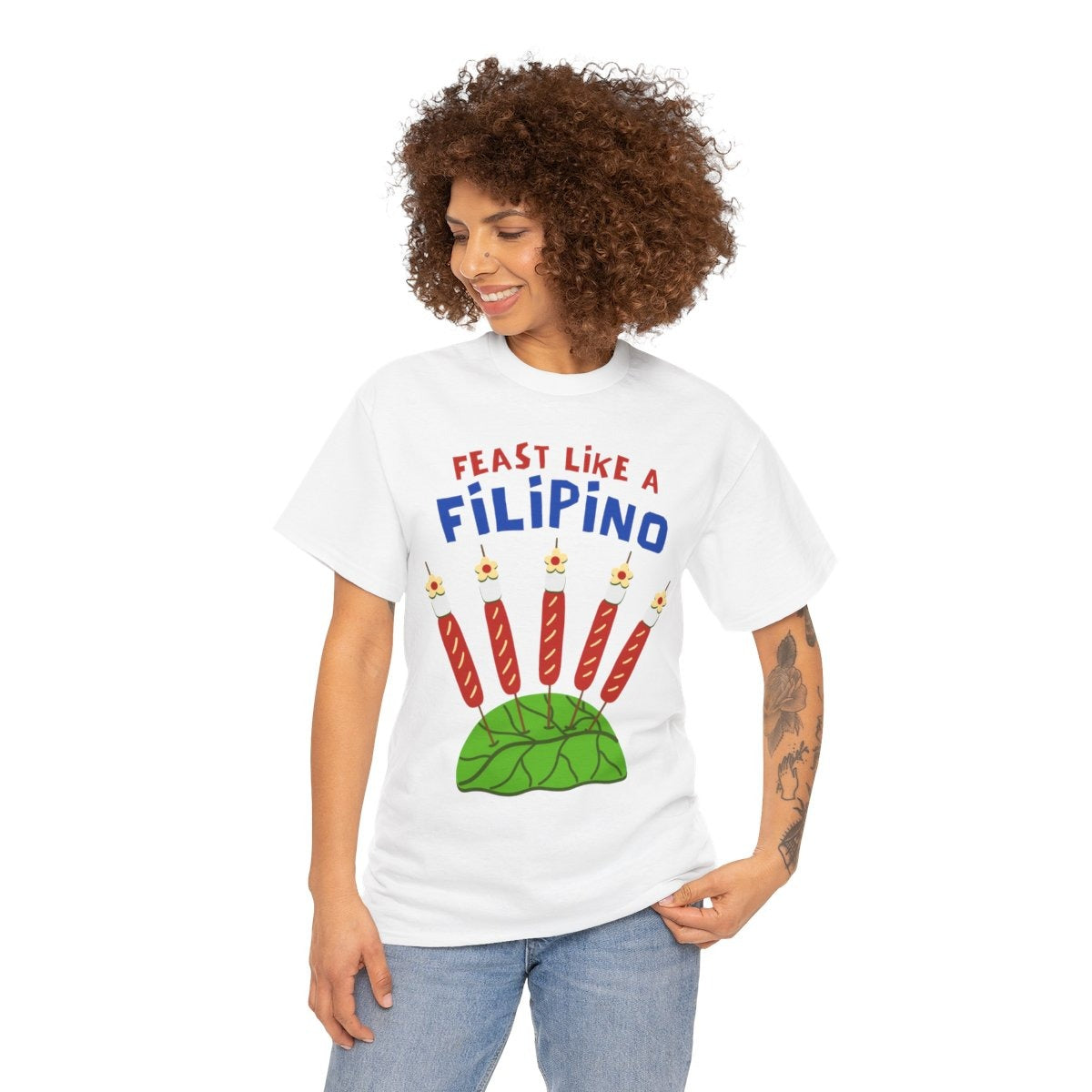 HOTDOG & MARSHMALLOW STICK - Filipino Food (Basic Tee)