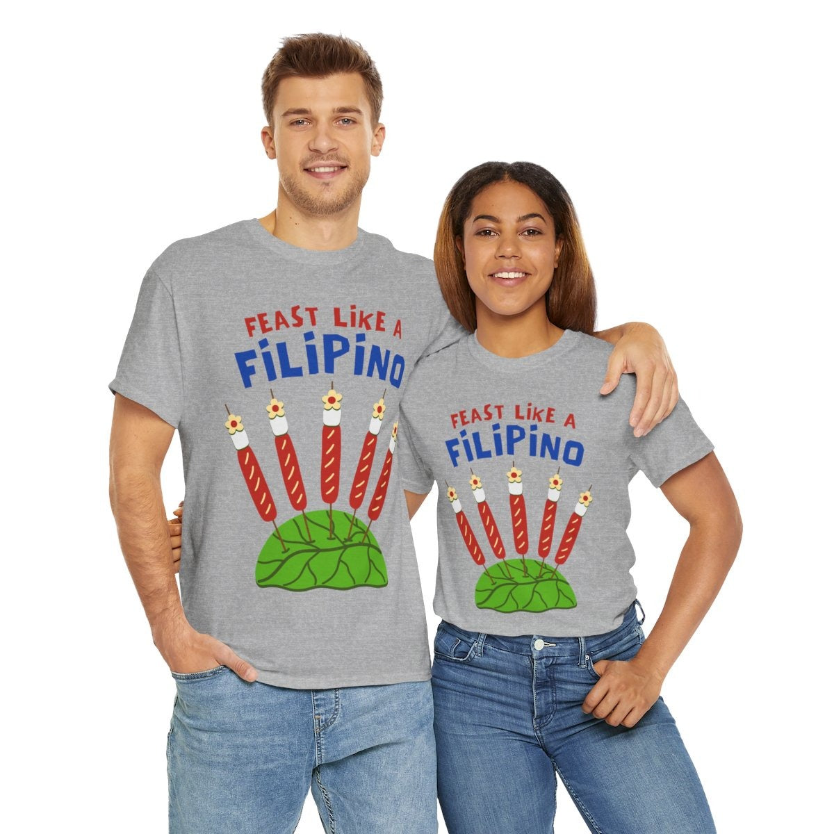 HOTDOG & MARSHMALLOW STICK - Filipino Food (Basic Tee)