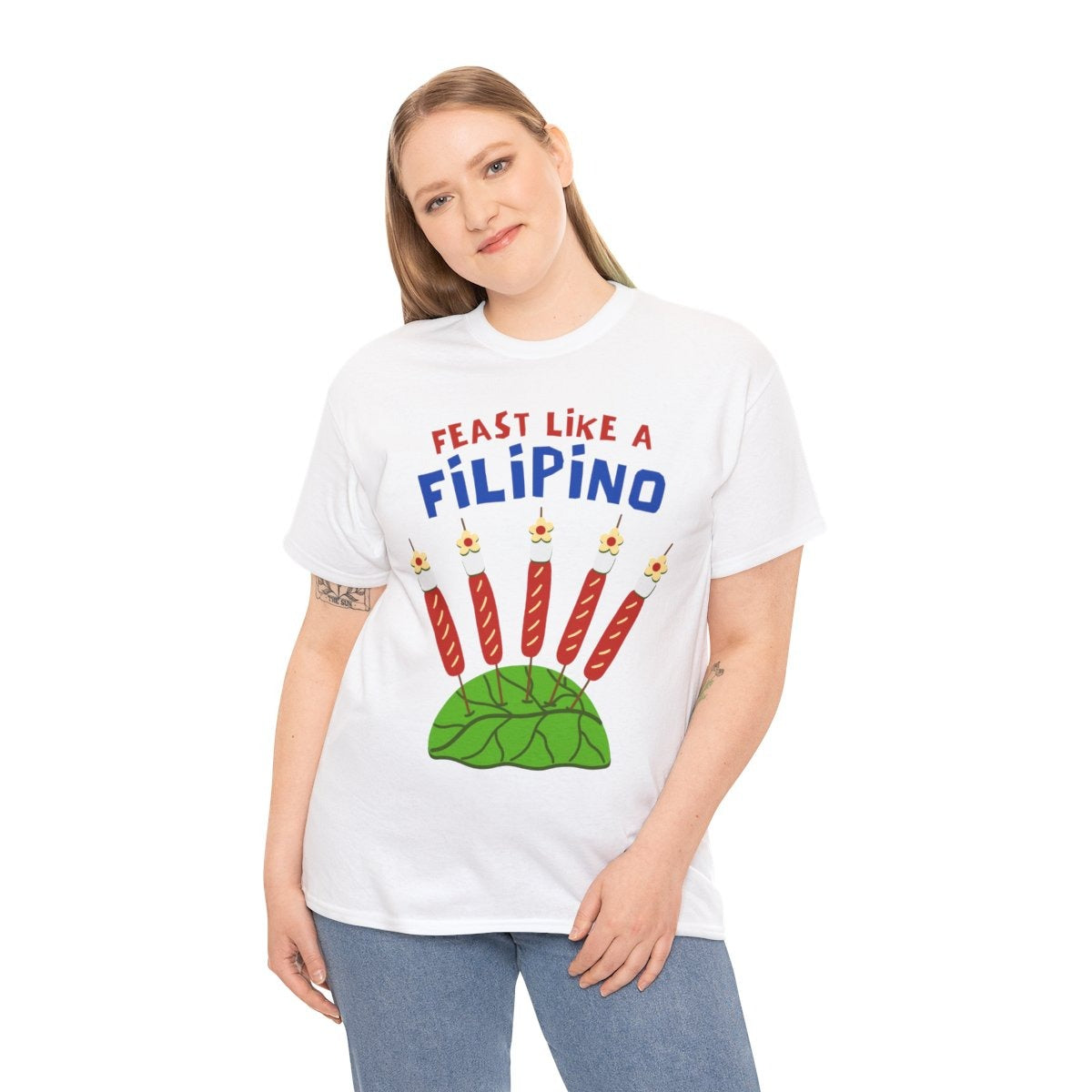 HOTDOG & MARSHMALLOW STICK - Filipino Food (Basic Tee)