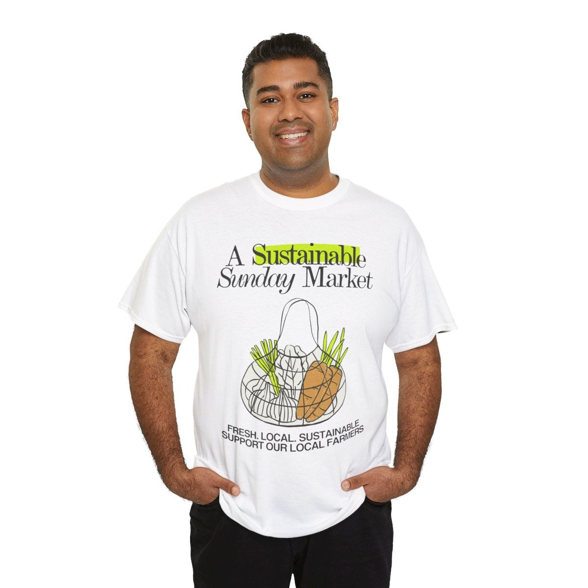SUNDAY MARKET - Foodie (Basic Tee)