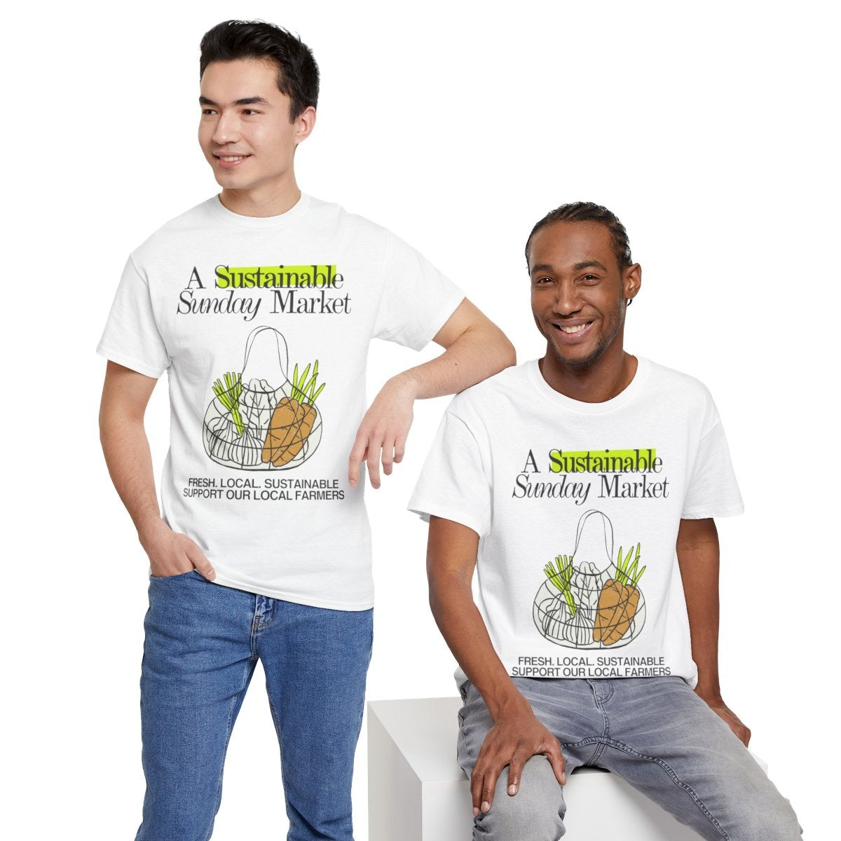 SUNDAY MARKET - Foodie (Basic Tee)