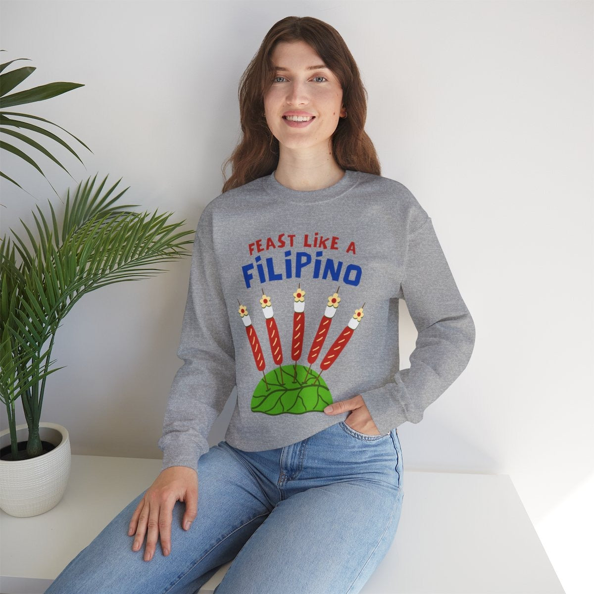 HOTDOG & MARSHMALLOW STICK - Filipino Food (Sweatshirt)