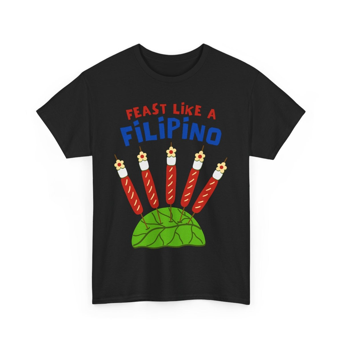 HOTDOG & MARSHMALLOW STICK - Filipino Food (Basic Tee)