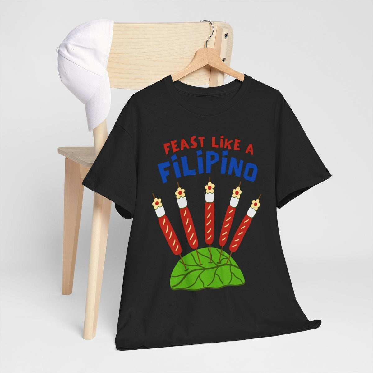 HOTDOG & MARSHMALLOW STICK - Filipino Food (Basic Tee)