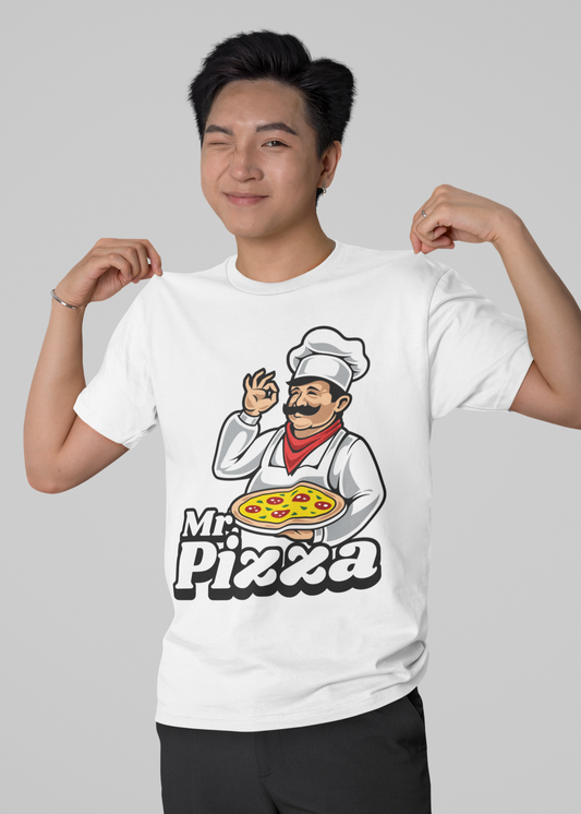 GARLIC CHICKEN - Pizza (Basic Tee)