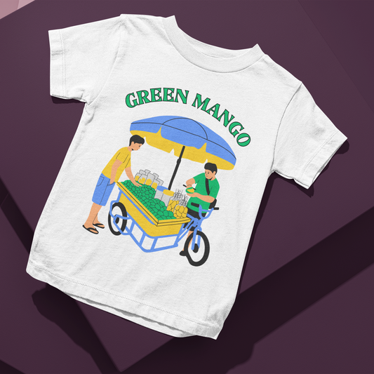 GREEN MANGO 1 - Filipino Food (Kids Tee)