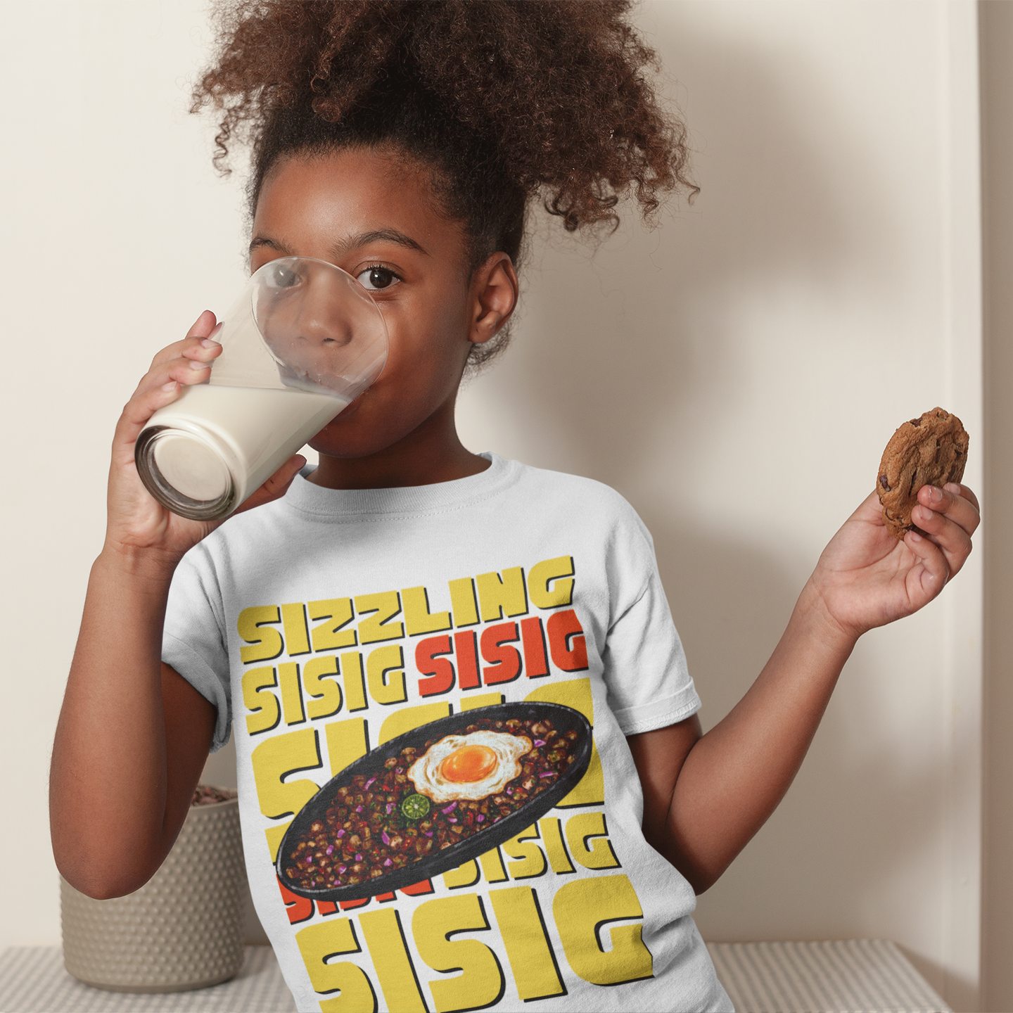 PORK SISIG - Filipino Food (Kids Tee)