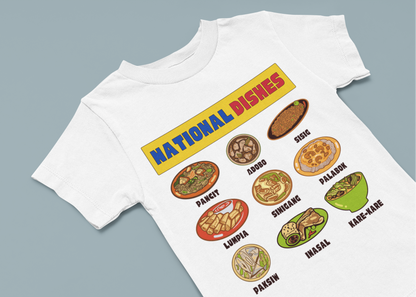 NATIONAL DISHES - Filipino Food (Kids Tee)
