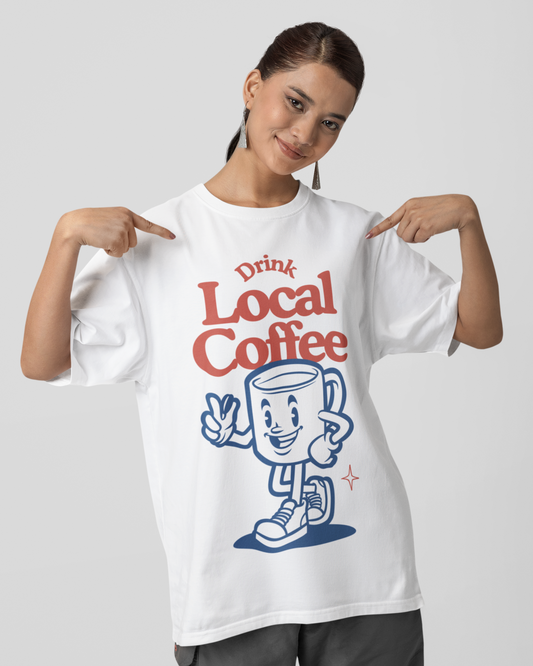 HONEY ALMONDMILK FLAT WHITE - Coffee (Basic Tee)