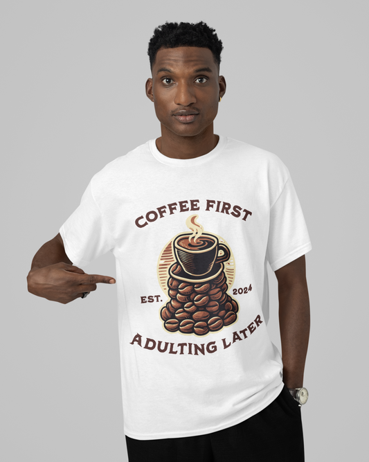 ORANGE AMERICANO - Coffee (Basic Tee)