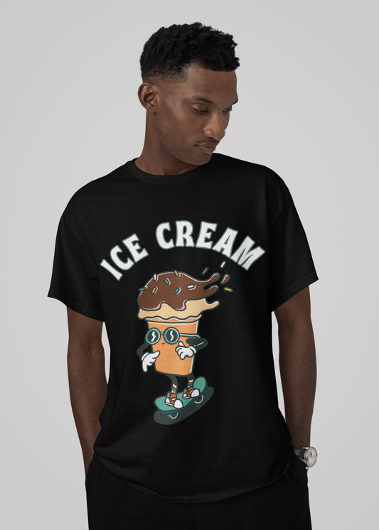 CHOCOLATE ICE CREAM - Dessert (Basic Tee)